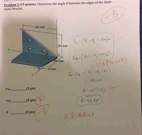 determine the angle between the edges of the sheet-metal bracket|how to determine angle between edges.